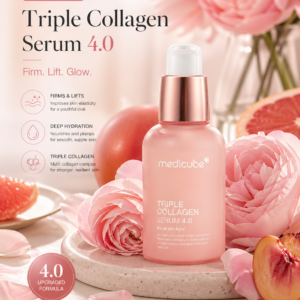 Medicube Triple Collagen Serum 4.0 | Pinguldav ja elastsust tõhustav vananemisvastane seerum (55ml)