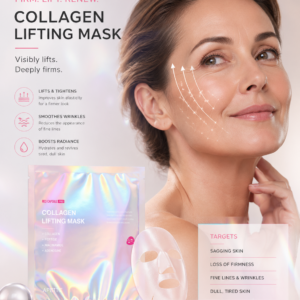 Apothe Red Capsule Pro Collagen Lifting Mask | Kahefaasiline hüdrogeel-mask pingulduseks, niisutuseks ja naha taastumiseks