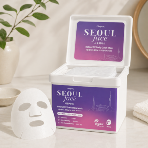 DERMAL Retinol 3X Daily Quick Mask | Vananemisvastane retinooliga kangamask kortsudele ja pooridele (36 tk)