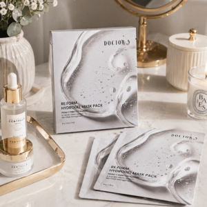 Dr. 3 Re: Form Hydrogel Mask | Sügavalt niisutav ja naha uuendamise hüdrogeel-näomaski pakk – 5 maski